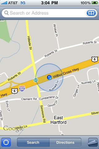 지금 어디쯤 있는지는 아이폰 구글맵으로 바로 확인.