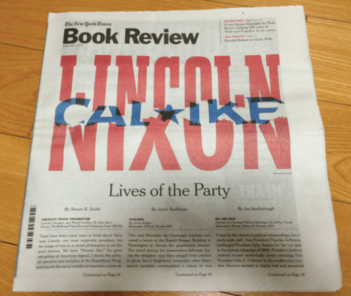 매주 일요일에 발간되는 뉴욕타임즈북리뷰. 26페이지. 1896년에 시작되어 117년의 역사. 매주 배달되어 오는 750~1천권의 책중에서 20~30권을 선택해 리뷰한다고.