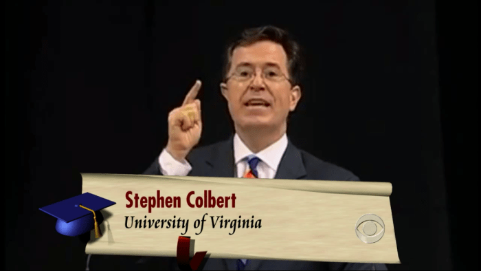 유명 코미디언 스테판 콜베어.