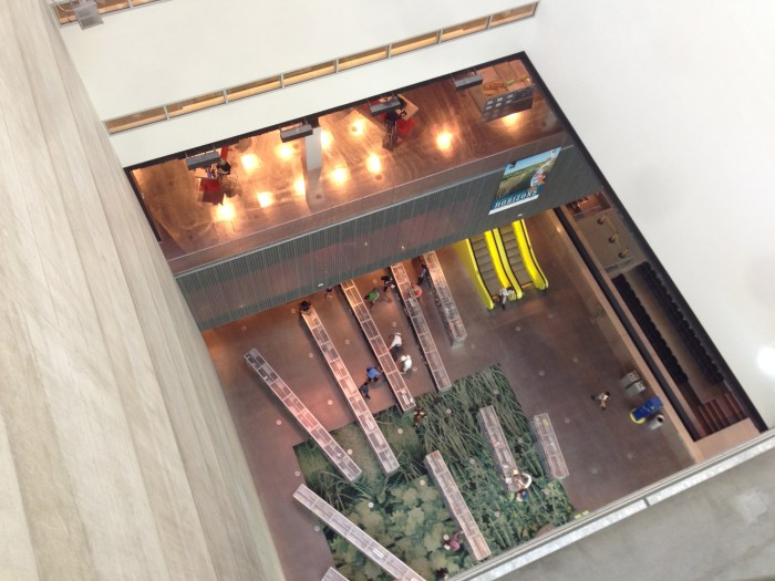 10층에서 내려다본 3층의 모습