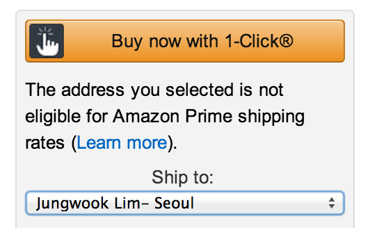 단지 한번 클릭으로 물건을 구매할 수 있도록 한 아마존닷컴의 원클릭구매버튼은 온라인쇼핑을 너무나 쉽게 만들어줬다.