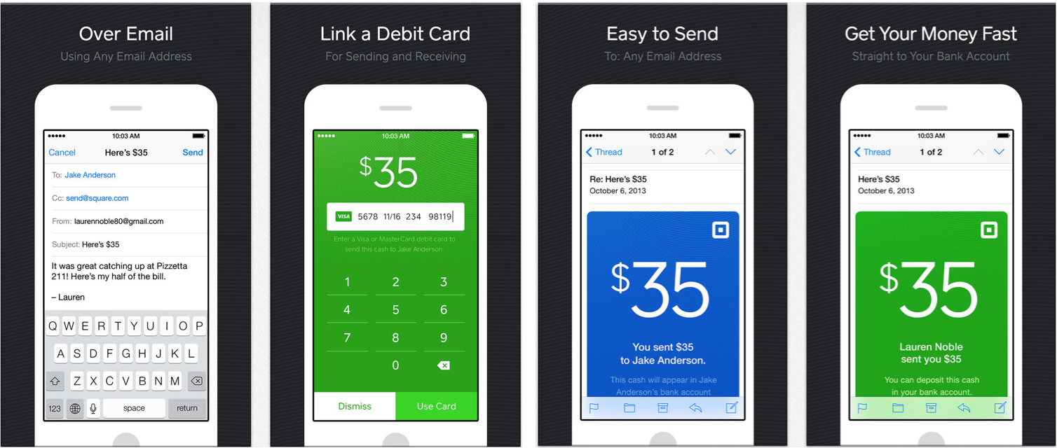 스퀘어캐시 화면