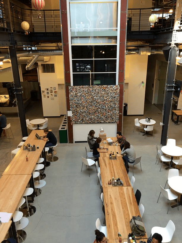 샌프란시스코의 핀터레스트본사.