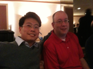 HR매니저 존과 찍은 사진.